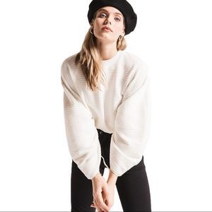 Rag Poets White Sweater